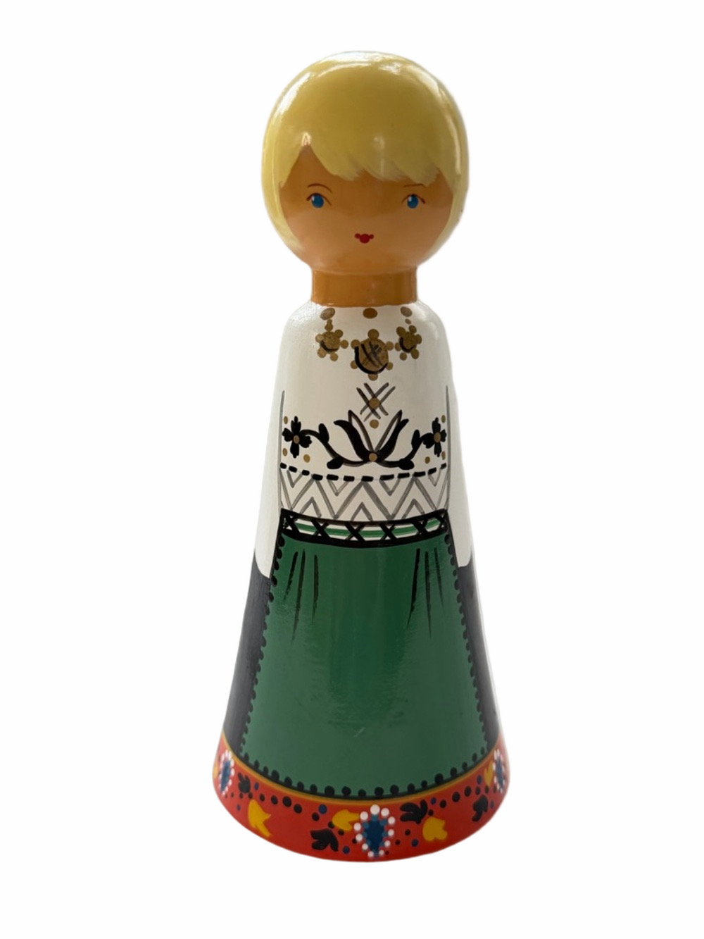 Vintage Salvo Hand Painted Wooden Female Russian Doll Wall Hanging Decor EUC - Picture 6 of 13
